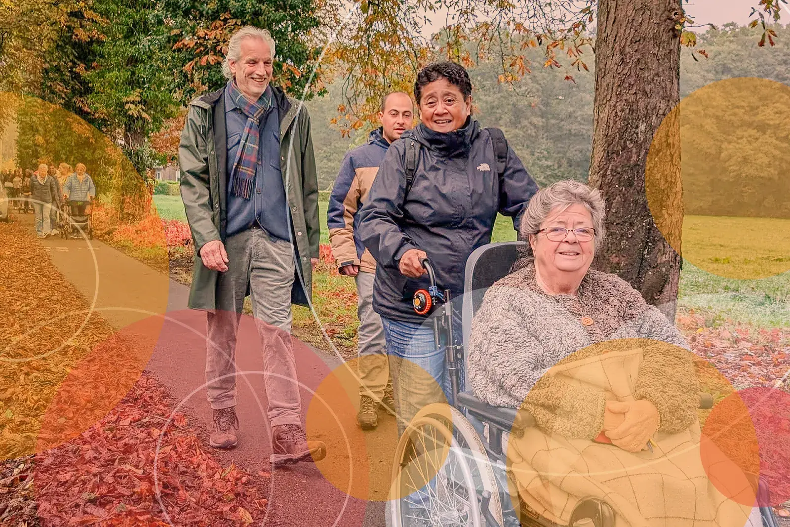 Header wandelen senioren cirkels